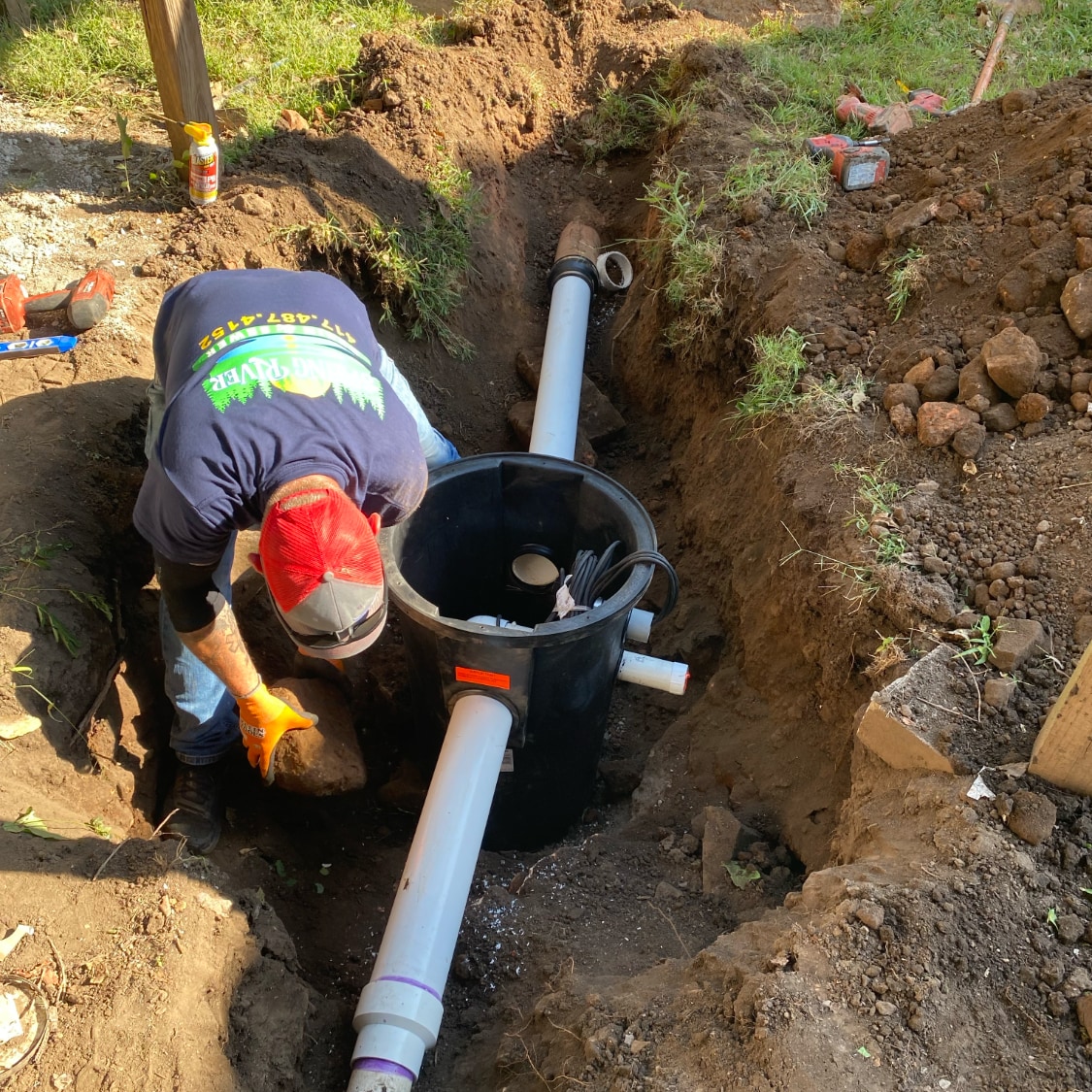 Sewer Line Location and Cleanout